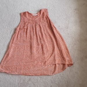 🌲Beautiful orange floral tank top size 2x
